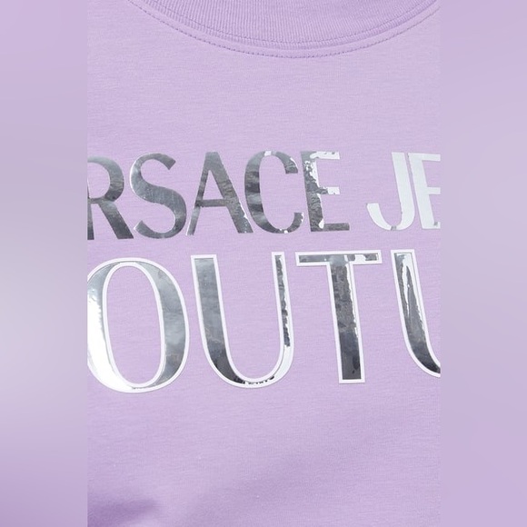 VERSACE JEANS
Mirror Logo T-Shirt size XS lilac color women’s - Picture 2 of 14